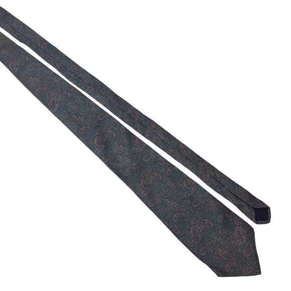 Vintage Surrey Sophisticates Paisley Necktie 100% Silk Made In USA - Picture 1 of 4